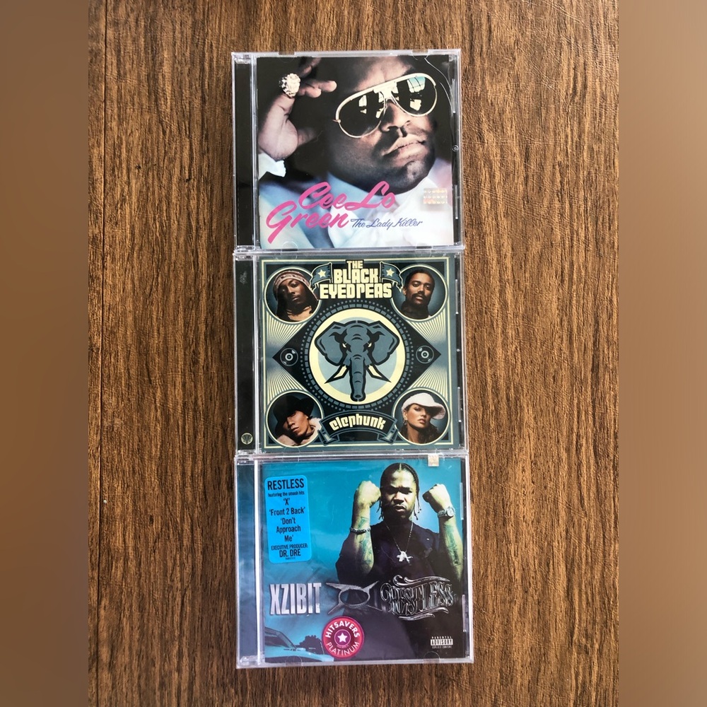 Black Eyed Peas, Cee Lo Green, Xzibit CDs
